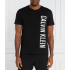 Pánské plážové tričko KM0KM00998 BEH černé - Calvin Klein