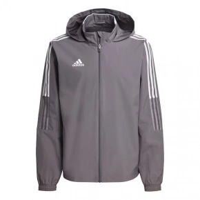 Pánská mikina M GM7389 šedo-bílá - Adidas