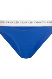Spodní díl plavek KW0KW00658-CHQ modrobílá - Calvin Klein