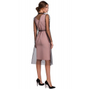Dámské šaty K039 Powder Pink - Makover