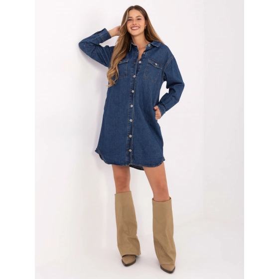 Dámské Jeans šaty D80026BI30469M314 Tmavě modrá - FPrice