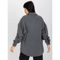 Dámská kabátová košile DN KS 4005.99P Tmavě šedá - FPrice