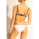 Krajková vyztužená podprsenka 164298 1P216 00010 bílá - Emporio Armani