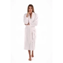 Unisex župan JACK a LILLY extra se šálovým límcem 2120 0100 Bílá - Vestis