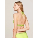 Dámská plavková podprsenka UW0UW04109 LT3 neon. žlutá - Tommy Hilfiger