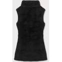 Černá dámská plyšová vesta (HH005-1) - J.Style