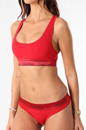Dámský set spodního prádla - QF6233E - VJU - Červená - Calvin Klein