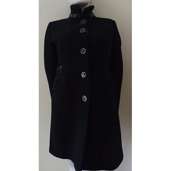 Dámský kabát na knoflíky M49032 - Riverine