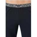 Pánské pyžamo 111789 2F720 12149 šedá/tm.modrá - Emporio Armani