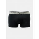 Pánské boxerky 2Pack 111210 4R542 černé/proužek - Emporio Armani