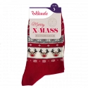 Vánoční ponožky X-Mas Merry - Bellinda