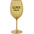 SUPER MÁMA - zlatý pohár na víno 350 ml
