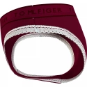 Dámské kalhotky BIKINI  UW0UW04813 VLP vínové - Tommy Hilfiger