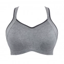 Podprsenka balkonetka Sports Balconnet charcoal marl 9441 melanž - Sculptresse