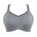 Podprsenka balkonetka Sports Balconnet charcoal marl 9441 melanž - Sculptresse