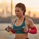 SPORT Kompresní návleky RASL-11016RD Červená vzor - Reebok