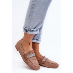Dámské mokasiny YD6-52 khaki -  Soon Her Shoes
