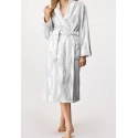 Dámský župan YI2522605F bílá/šedá - DKNY