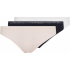 Dámské kalhotky 3Pack UW0UW05284 0VR černé/bílé/sv. růžové - Tommy Hilfiger