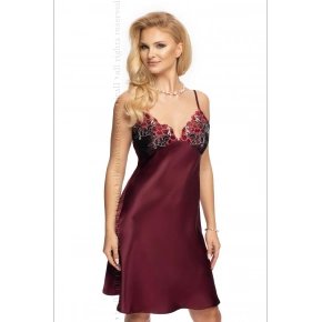 Dámská noční košilka Elodie Vínová vzor - Irall Dámská noční košilka Elodie Vínová vzor - Irall