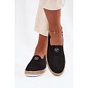 Dámské espadrilly 13659 černé - Vinceza