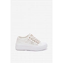 Dámské tenisky s krajkou LCW-26-44-4480 bílé . Lee Cooper