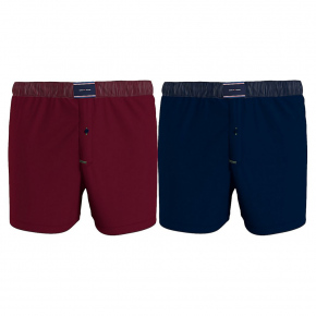 Pánské boxerky 2 pack UM0UM02188 - 0SD - Modrá, bordo - Tommy Hilfiger