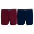 Pánské boxerky 2 pack UM0UM02188 - 0SD - Modrá, bordo - Tommy Hilfiger
