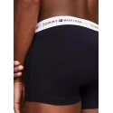 Pánské boxerky 3Pack UM0UM02768 0Y1 šedé/černé/potisk - Tommy Hilfiger
