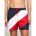 Pánské plavky UM0UM03261 DW5 tm. modré s pruhy - Tommy Hilfiger