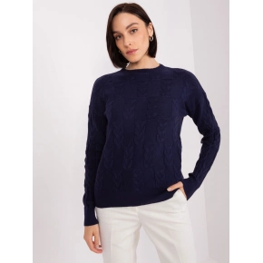 Dámský svetr AT SW 2340.80 Tmavě modrý - FPrice Dámský svetr AT SW 2340.80 Tmavě modrý - FPrice