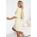 Dámské šaty 217-12 NEVA  pastelově žluté - Numoco