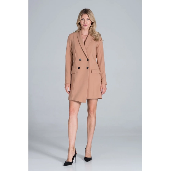 Dámské šaty M822 Brown - Figl