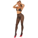 Dámské sexy punčochové kalhoty SH6715 černé se vzorem - Koucla