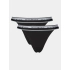 Dámská tanga 2Pack 164522 4R227 00020 černá - Emporio Armani
