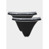 Dámská tanga 2Pack 164522 4R227 00020 černá - Emporio Armani