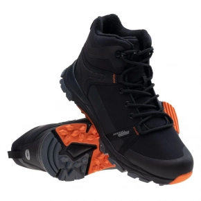Pánské kotníkové sportovní boty Himba Mid Wp M 92800330734 Černá s oranžovou - Hi-Tec