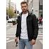 Pánská přechodná bunda oboustranná  TX5135 černo-šedá - FashionStreet
