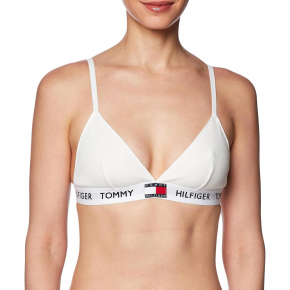 Dámská nevyztužená podprsenka 85 Triangle UW0UW04660-YBL - Tommy Hilfiger