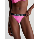Dámské plavkové kalhotky KW0KW02392 TOZ růžové - Calvin Klein