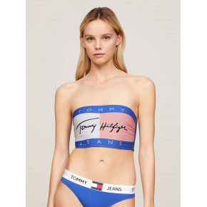 Dámský top UW0UW05151 C6H modrobílý - Tommy Hilfiger