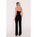 Kalhoty s laclem S418  černé - Stylove