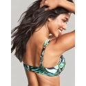 Dámská plavková podprsenka SW1642 Bali Full Cup Bikini zelené s listy - Panache