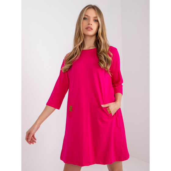 Dámské šaty RV SK 6274.36P Fuchsiová - FPrice