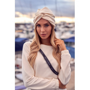Dámská čepice turban M601 Ecru - Moe