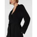 Krátký dámský župan YI2122635 001 černý - DKNY