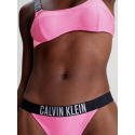 Dámské plavkové kalhotky KW0KW02392 TOZ růžové - Calvin Klein