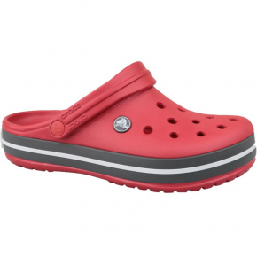 Unisex pánské a dámské nazouváky Crockband Clog U 11016-6EN Červená s šedou - Crocs