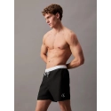 Pánské plavky KM0KM01051 BEH černé - Calvin Klein