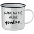 RÁNO NA MĚ VÁŽNĚ NEMLUV. - bílý plecháček 350 ml